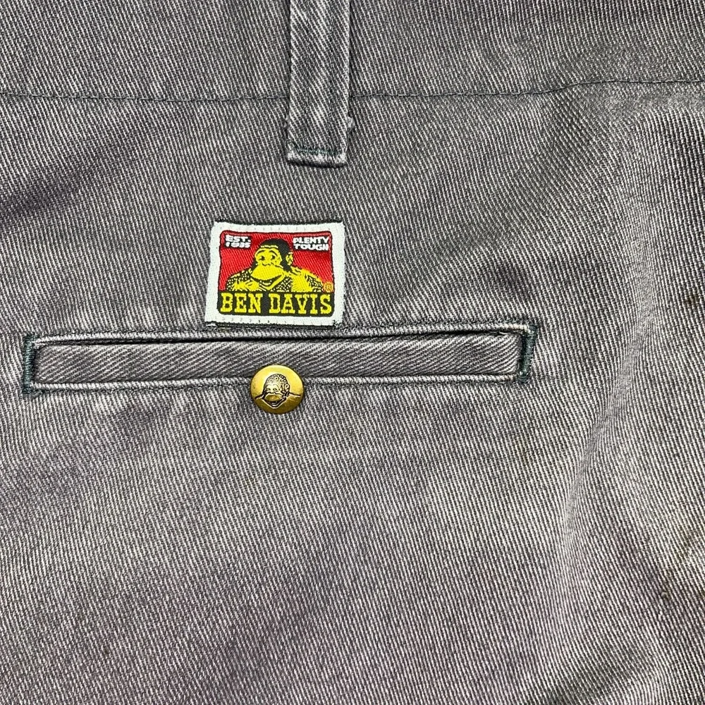 Vintage Ben Davis Wide Leg Baggy 90s Skater Jeans Faded Distressed Sz 42 Fit 39